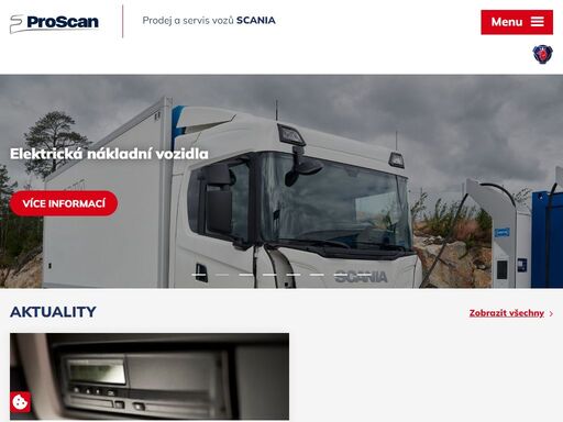 společnost proscan a.s. je autorizovaný dealer značky scania pro královéhradecký, pardubický a liberecký kraj. již od roku 2002 poskytuje veškeré služby v oblasti prodeje vozidel a jejich komplexní servisní péči.