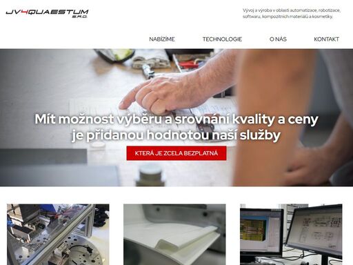 specializujeme se na vývoj a výroba, automatizace, robotizace, software 