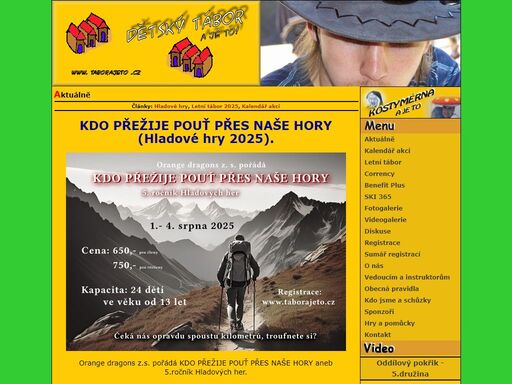 dětský tábor a je to! - letní a jarní tábory, výlety, akce pro děti.