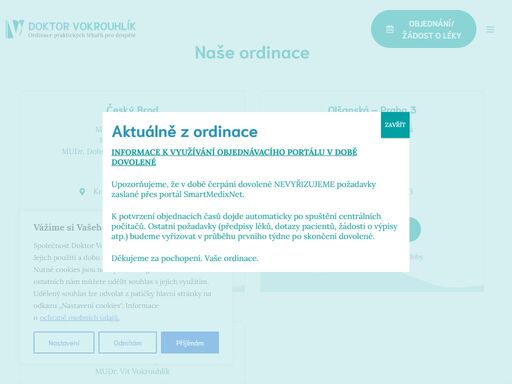v našich ordinacích je cílem poskytovat kvalitní péči na špičkové úrovni. blízkost, vstřícnost a individuální přístup jsou pro nás důležitými hodnotami.