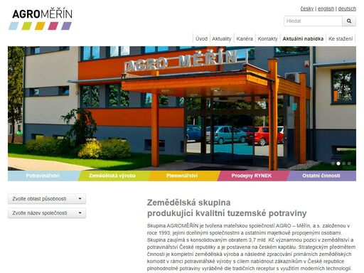 agro - měřín