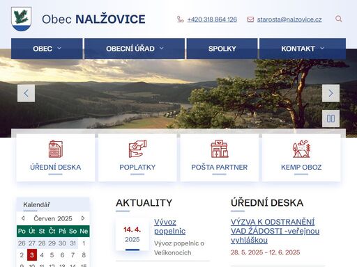 obec nalžovice