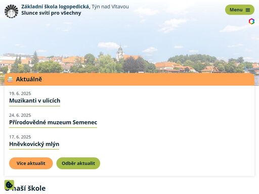 cílem této školy je vybudovat řeč sluchovou cestou prostřednictvím celého výchovně vzdělávacího procesu a připravit tak žáky k zařazení do běžných škol a ke vstupu do života.