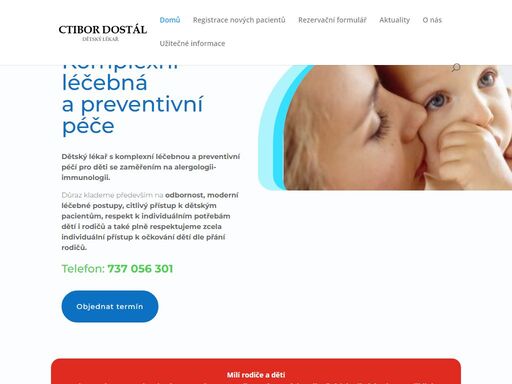 dětský lékař s komplexní léčebnou a preventivní péčí pro děti se zaměřením na alergologii-immunologii. důraz klademe především na odbornost, moderní léčebné postupy, citlivý přístup k dětským pacientům, respekt k individuálním potřebám dětí i rodičů a také plně respektujeme zcela individuální přístup k očkování dětí dle přání rodičů.