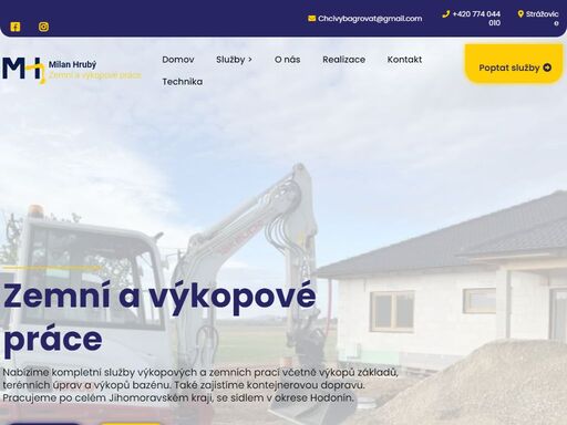 nabízíme zemní a výkopové práce a kontejnerovou dopravu v brně a okolí. práci provádíme včetně výkopů základů, terénních úprav, a výkopů pro bazény.