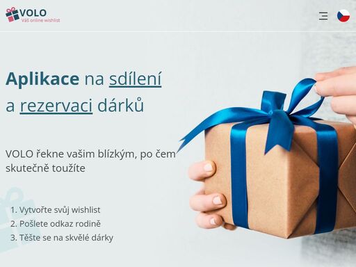 volo (dříve tomikup) je aplikace, která vám usnadní vymýšlení dárků a urychlí jejich nákup na poslední chvíli. napište co byste si přáli dostat.