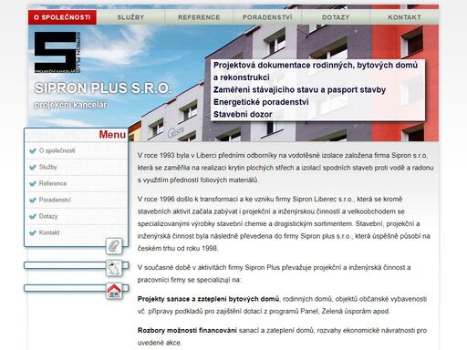 projekční a inženýrská činnost v oblasti stavebnictví - sanace, zateplení a izolace, rekonstrukce, statika, tzb nejen v liberci a třebíči.