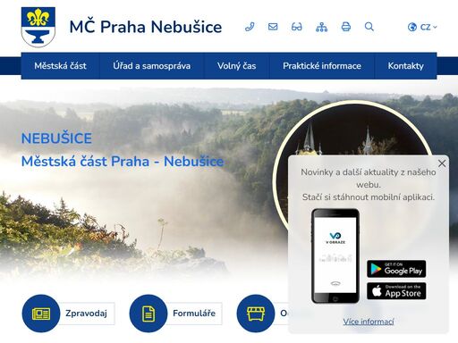 oficiální stránky městské části praha - nebušice