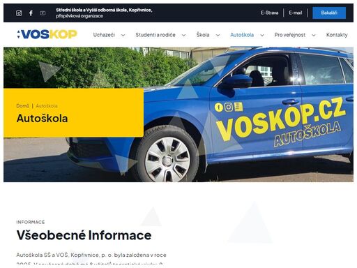 sš a voš, kopřivnice, p. o. je příspěvková organizace s právní subjektivitou. zřizovatelem je moravskoslezský kraj dle §13a) odst. 3 a §13b) odst. 9 zákona č. 564/1990 sb., o státní správě a samosprávě ve školství, ve znění pozdějších předpisů.