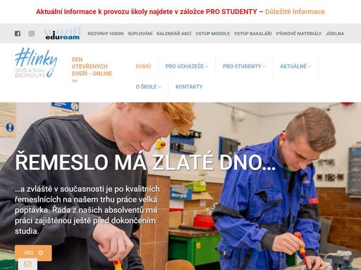 střední odborná škola a střední odborné učiliště beroun-hlinky