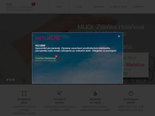 mudr. zdeňka holáňová - úvod