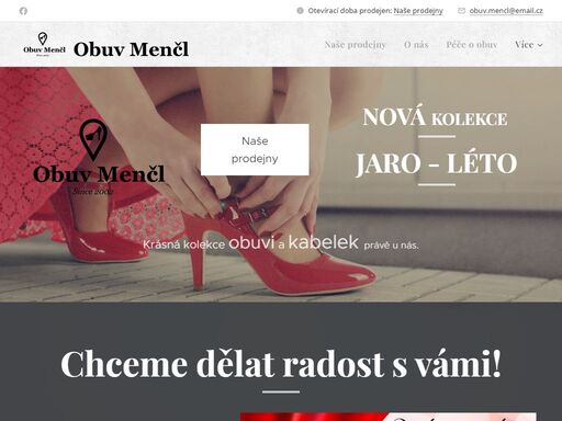 krásná kolekce obuvi a kabelek právě u nás.