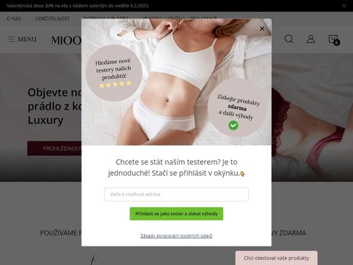 objevte českou značku mioora. šijeme dámské kalhotky, braletky a pyžama pro vaše sebevědomí, pohodlí a krásu a pohodlné noční prádlo pro muže.