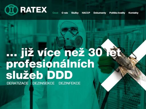 ratex, s.r.o. specializujeme se na deratizaci, dezinsekci a dezinfekci komerčních prostor i domácností.