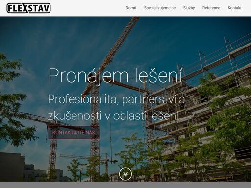 pronájem fasádního, pojizdného lešení a mobilního oplcení. profesionalita, partnerství a zkušenosti v oblasti lešení
