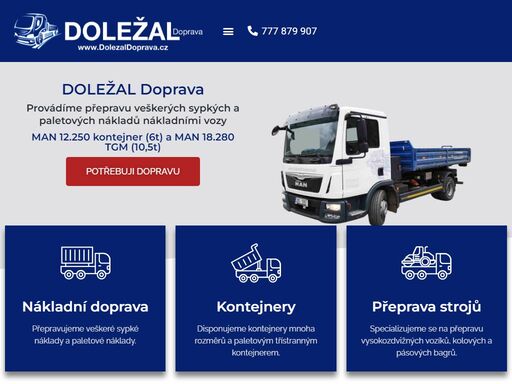 veškeré ceny jsou uvedeny bez dph. individuální ceny přeprav po dohodě s dispečinkem tel. 777 879 907.