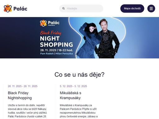 palác pardubice je luxusní nákupní centrum ve středu města s podzemním parkovištěm, hernou, jídelní zónou a multikinem.