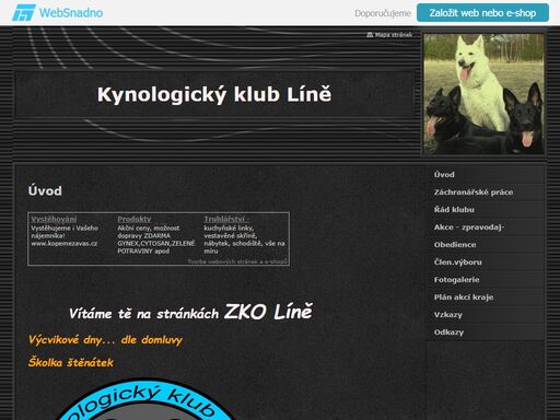 kynologický klub líně