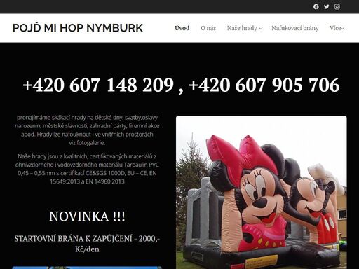 +420 607 148 209 , +420 607 905 706
