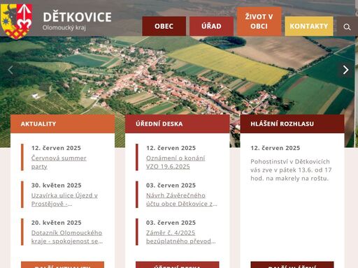 obec dětkovice leží v olomouckém kraji 9 kilometrů jihozápadně od bývalého okresního města prostějov. katastr se rozprostírá na 535 hektarech a trvale zde žije asi 525 občanů.