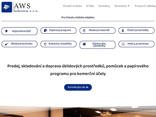 pro čistotu vašeho objektu nejprodávanější papírový program obalový materiál čistící prostředky úklidová technika rukavice, houbičky dávkovače, zásobníky hadry, prachovky prodej, skladování a doprava úklidových prostředků, pomůcek a papírového programu pro komerční účely kontaktujte nás nejprodávanější papírový program obalový materiál čistící prostředky úklidová technika rukavice, houbičky dávkovače, zásobníky hadry, prachovky kancelářské prostory skladovací a výrobní prostory