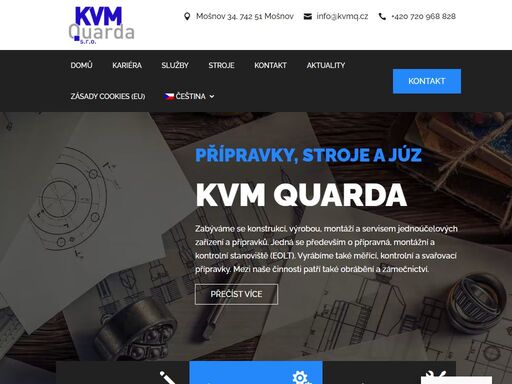 zabýváme se konstrukcí, výrobou, montáží a servisem jednoúčelových zařízení a přípravků. jedná se především o přípravná, montážní a kontrolní stanoviště