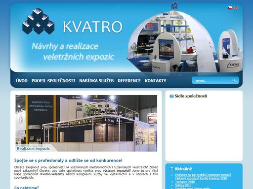 návrhy a realizace výstavních, veletržních expozic