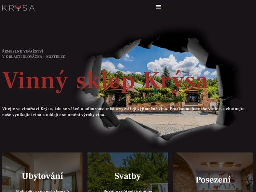 jsme malé rodinné vinařství. na návštěvníky čeká malý útulný penzion, restaurace i kompletní nabídka servisu spojeného se službami pro cyklisty.