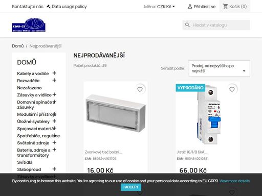 elektroinstalační materiál, vyškov, velkoobchodní ceny, elektro materiál, velkoobchod elektroinstalačního materiálu vyškov, elektromateriál vyškov, elektroinstalační materiál vyškov velkoobchod s elektroinstalačním materiálem ve vyškově - nabízíme kompletní elektroinstalační materiál za velkoobchodní ceny