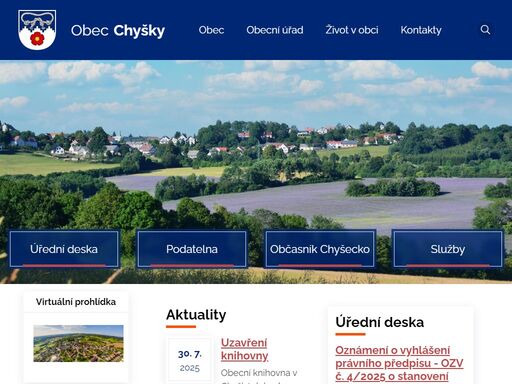 obec chyšky