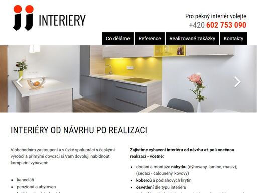 jj interiéry, kompletní vybavení interiérů, návrhy interiéru, realizace - ukázky interiérů, od návrhu po realizaci, kvalitní a spolehlivé návrhy interiéru a realizace interiérů, kuchyně,