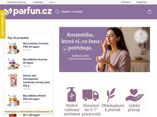 objevte výběr přírodní kosmetiky, esenciálních olejů a doplňků stravy. vědomá péče o krásu, zdraví i rovnováhu – pro ženy, muže i děti, každý den.