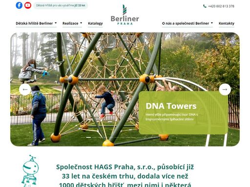 dětská hřiště s kvalitním a bezpečným herním vybavením berliner seilfabrik vynikají svým nezaměnitelným designem. navrhujeme pro vás dětská hřiště více než 40 let.