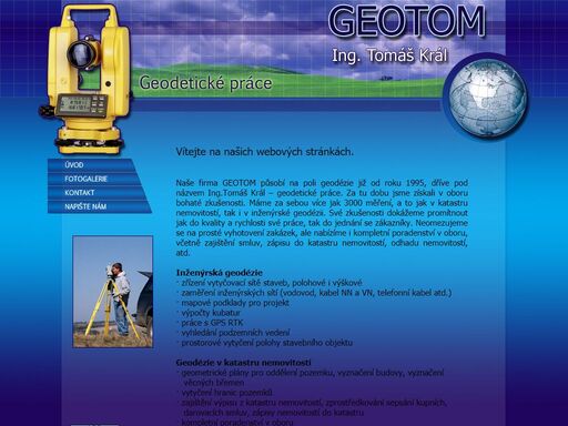 geotom geodézie tomáš král