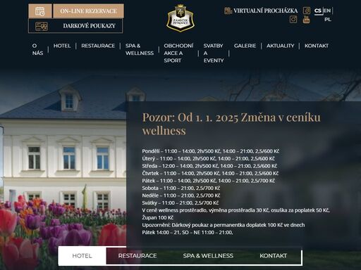 zveme vás do čtyřhvězdičového wellness hotel zámečku petrovice u karviné. vynikající restaurace, relax uprostřed přírody, to vše u nás najdete.