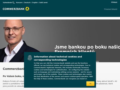 jsme váš partner pro korporátní bankovnictví v české republice profitujte z našich dlouholetých zkušeností a jednotného modelu péče o zákazníky.