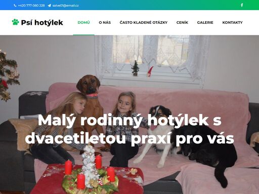 domácí psí hotýlek a úprava srsti v roudnici u hradce králové