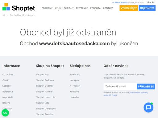 objevte nekonečné možnosti pro vaše online podnikání. založte si vlastní e-shop na 30 dní zdarma a zjistěte, co všechno shoptet nabízí.