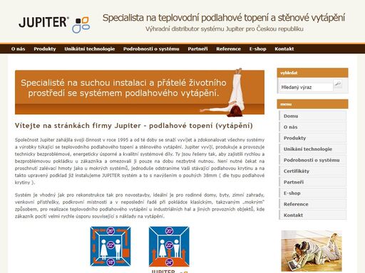 podlahové topení, teplovodní vytáp?ní a st?nové vytáp?ní