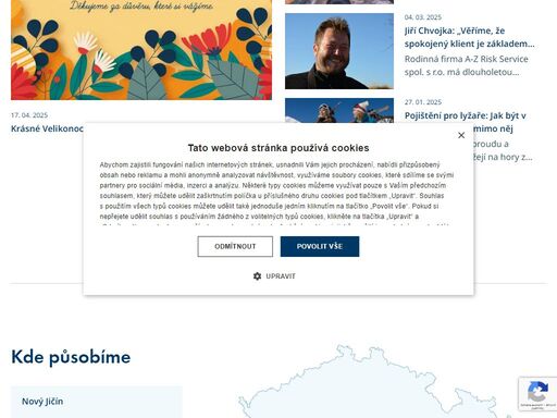 jsme nezávislá a dynamická společnost nabízející široké spektrum pojišťovacích služeb pro jednotlivce i firmy, s důrazem na individuální přístup.
