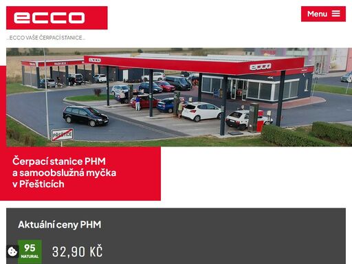 čerpací stanice a samoobslužná myčka v přešticích.