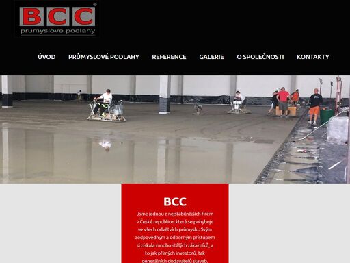 společnost bcc s.r.o. - průmyslové podlahy se zaměřuje na provádění speciálních stavebních prací a pohybuje se ve všech odvětvích průmyslu.