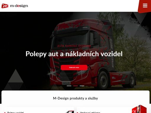 m-design - grafická a reklamní agentura sídlící v hradci králové, soustředíme se na polepy aut, reklamní materiály a grafickou tvorbu brandu.