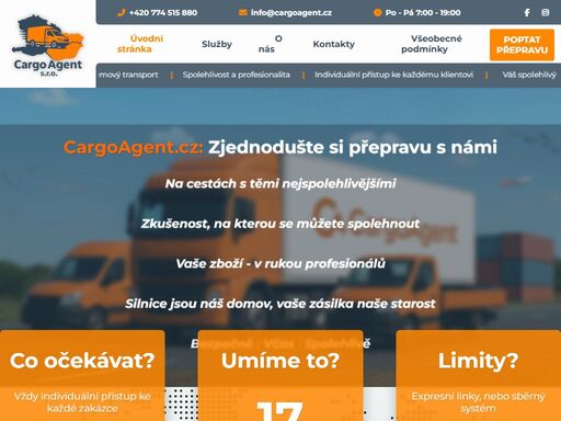 vítejte na hlavní stránce cargo agent s.r.o. vítejte na hlavní stránce cargo agent s.r.o.