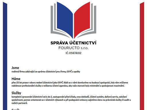 jsme rodinná firma zabývající se správou účetnictví pro společnosti, osvč a neziskové organizace.