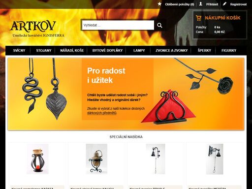 umělecké kovářství vyrábí kované dekorativní výrobky. nabízíme kované svícny, krbové nářadí, zvonice, věšáky, stojany, kovaný nábytek, stoly, židle, postele.