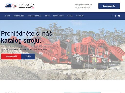 společnost tds chrudim s.r.o. je specializovaným poskytovatelem servisních služeb pro zařízení a technologie recyklačních, demoličních a těžařských strojů.