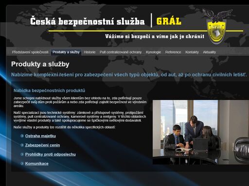 oficiální stránky společnosti čbs grál s.r.o., společnosti s historií od roku 1991. nabízíme ezs/pzts, cctv, ip řešení a další. individuální přístup