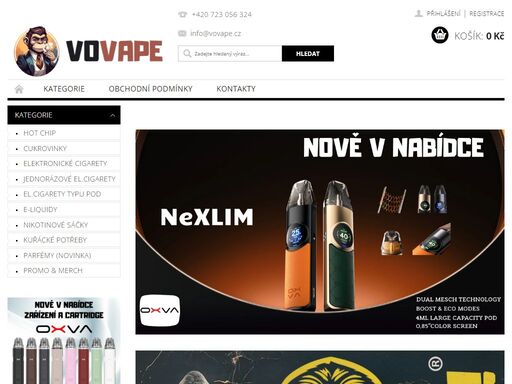 homepage.  


    velkoobchod
zákazníky vyhledávaný (sledujeme aktuální trendy a poptávku) sortiment
pro objednání je nutné provést registraci v pravém horním rohu a vyčkat na schválení.
doprava u objednávek nad 3 500,-kč včetně dph zdarma 
objednávky zadané do 12:00 hod. jsou v daný den expedovány
způsob…