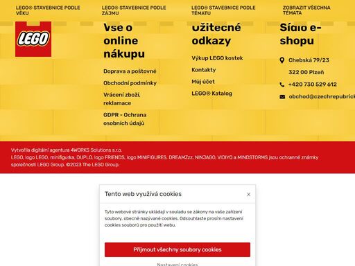 objevte nejširší nabídku lego stavebnic a doplňků v České republice. nabízíme exkluzivní a limitované edice, novinky i sety pro sběratele. u nás si vybere malý dobrodruh, velký umělec i věčné dítě.